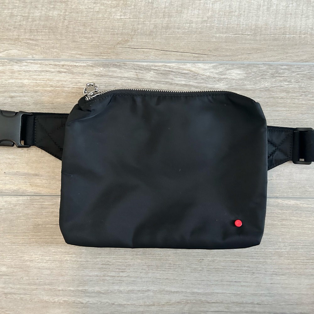 State belt bag Fanny pack black nylon